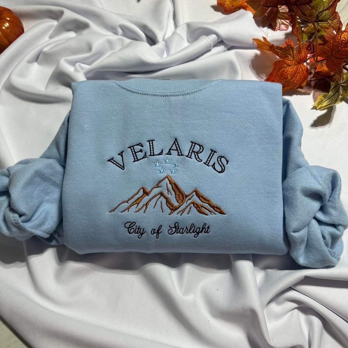 Velaris Embroidered Sweatshirt - City of Starlight Crewneck image 3