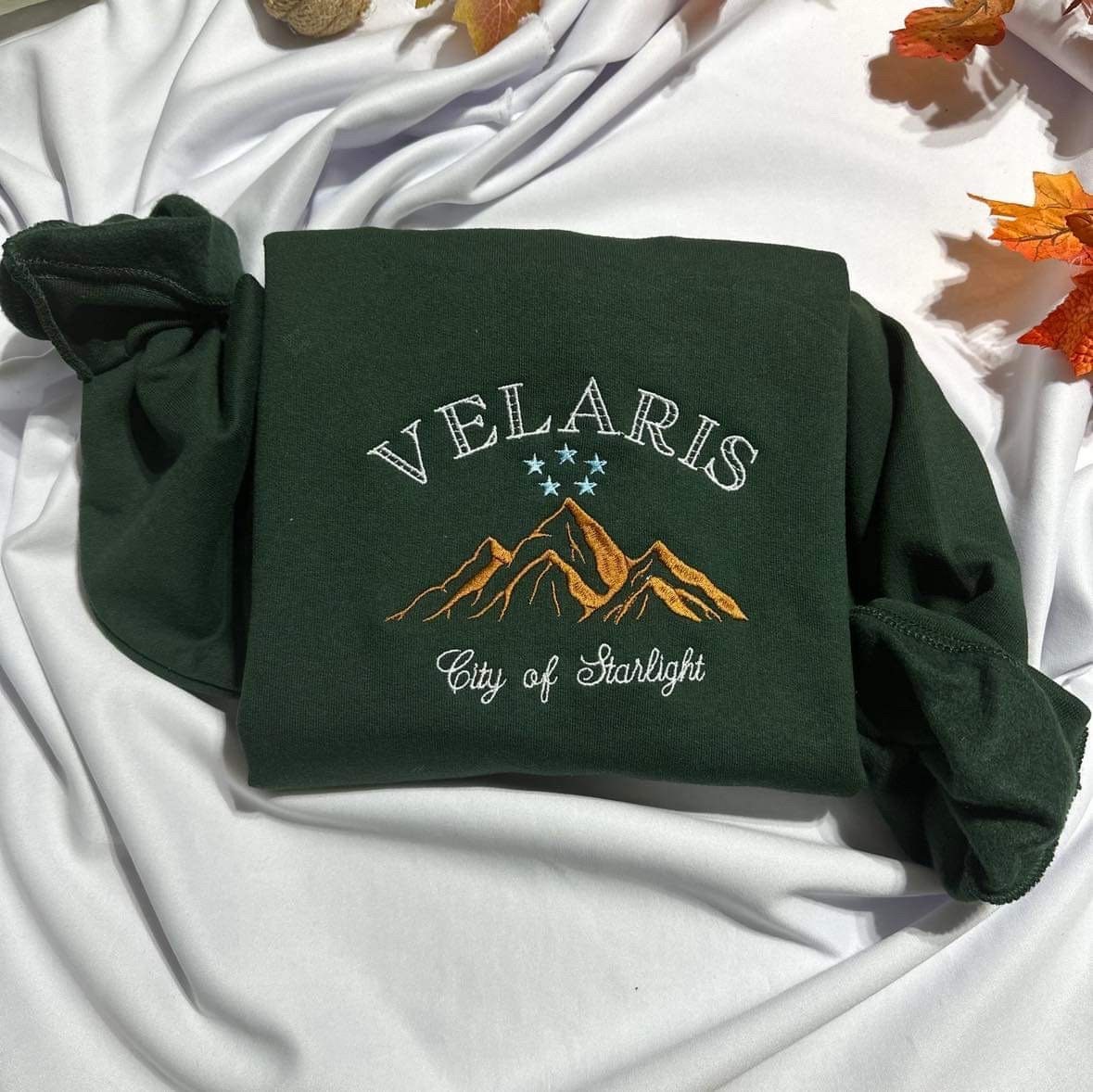 Velaris Embroidered Sweatshirt - City of Starlight Crewneck image 5