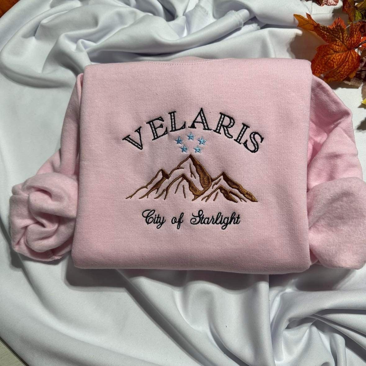 Velaris Embroidered Sweatshirt - City of Starlight Crewneck image 2