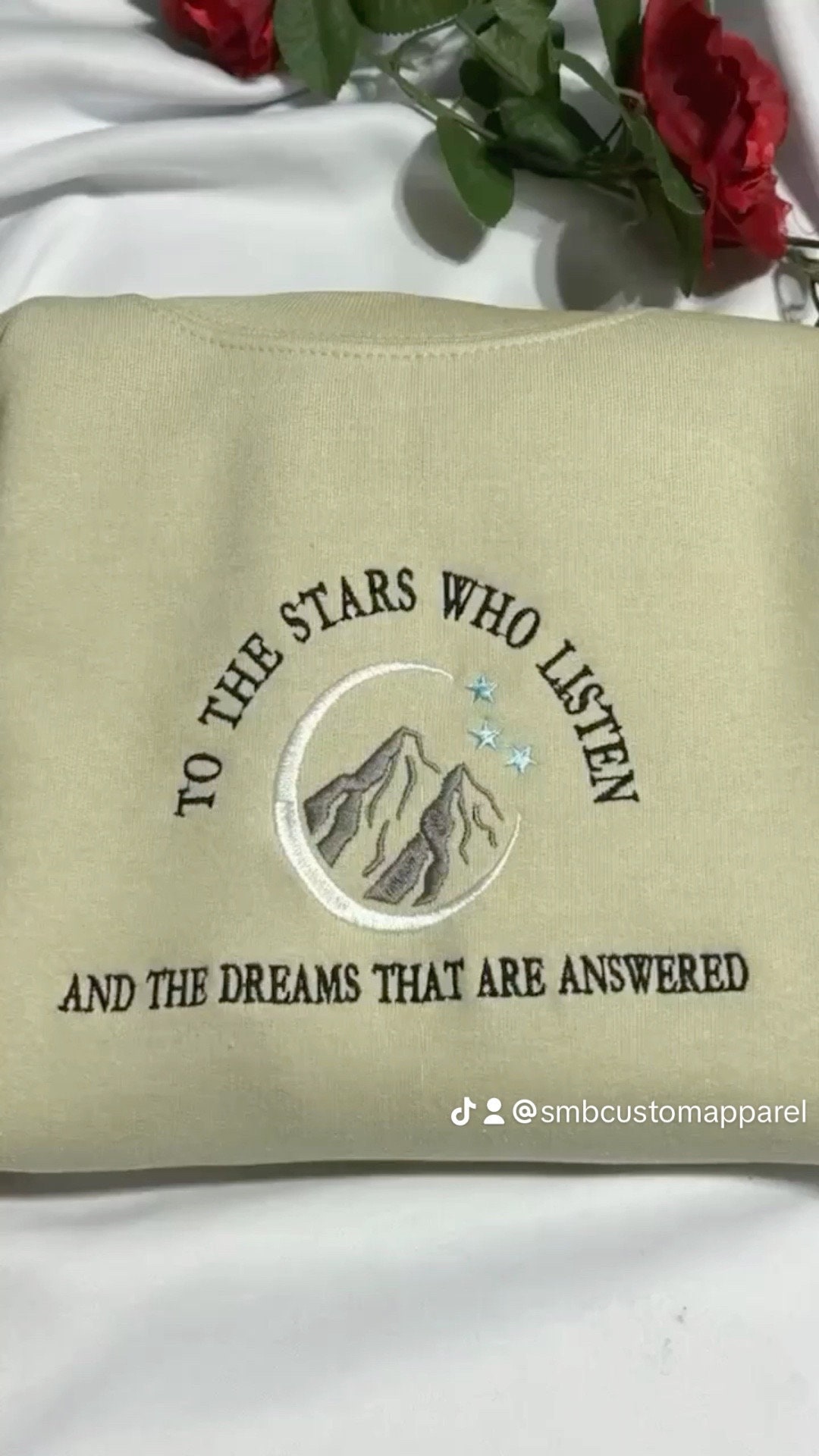 City of Starlight Embroidered Sweatshirt - To the Stars Who Listen - Holiday Gift image 5