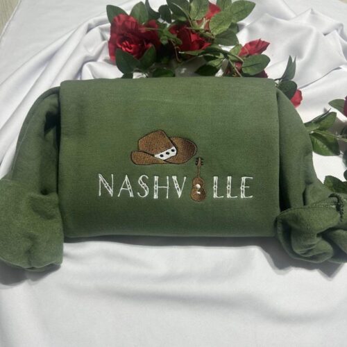 Nashville Tennessee Unisex Embroidered Sweatshirt - Perfect Gift for Him or Her image 0