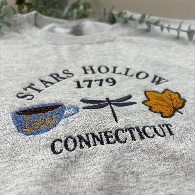 Stars Hollow 1779 Connecticut Embroidered Sweatshirt Fall Autumn Apparel Cozy Seasonal Wear image 2